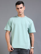 Essential Oversized Tee Teal Green