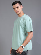 Essential Oversized Tee Teal Green