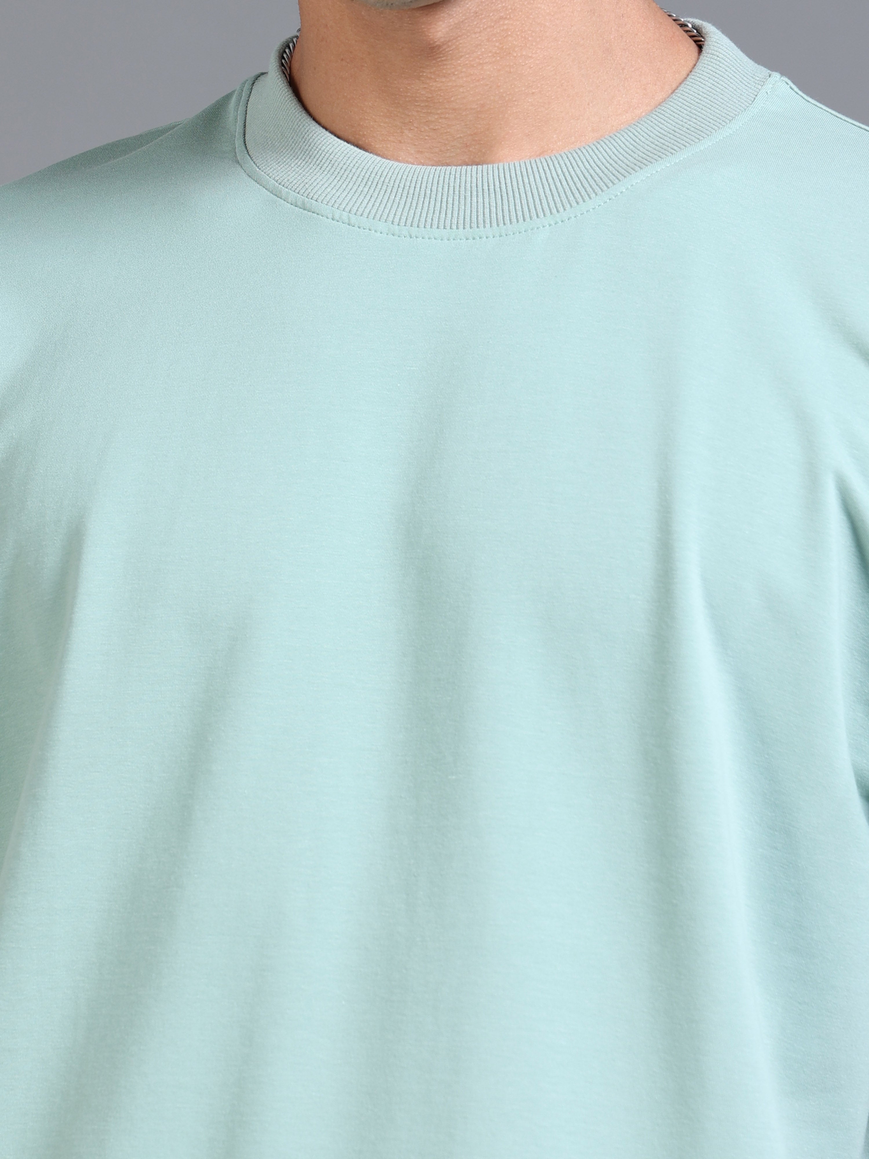Essential Oversized Tee Teal Green