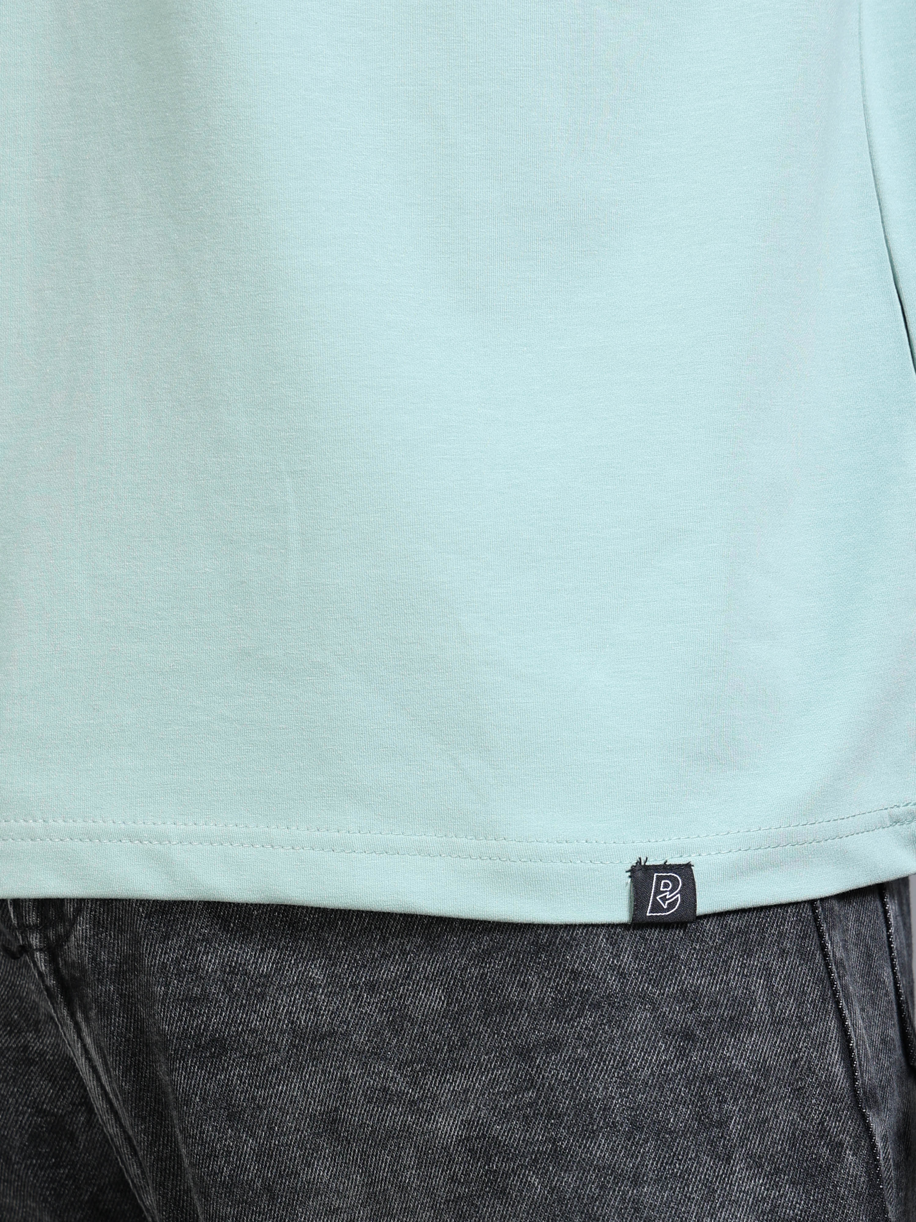 Essential Oversized Tee Teal Green