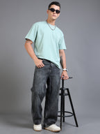 Essential Oversized Tee Teal Green