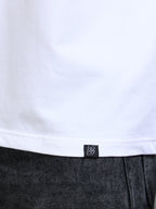 Essential Oversized Tee – White (Cotton-Lycra Blend)