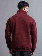 EASE ZIPPER SWEATSHIRT (MAROON)