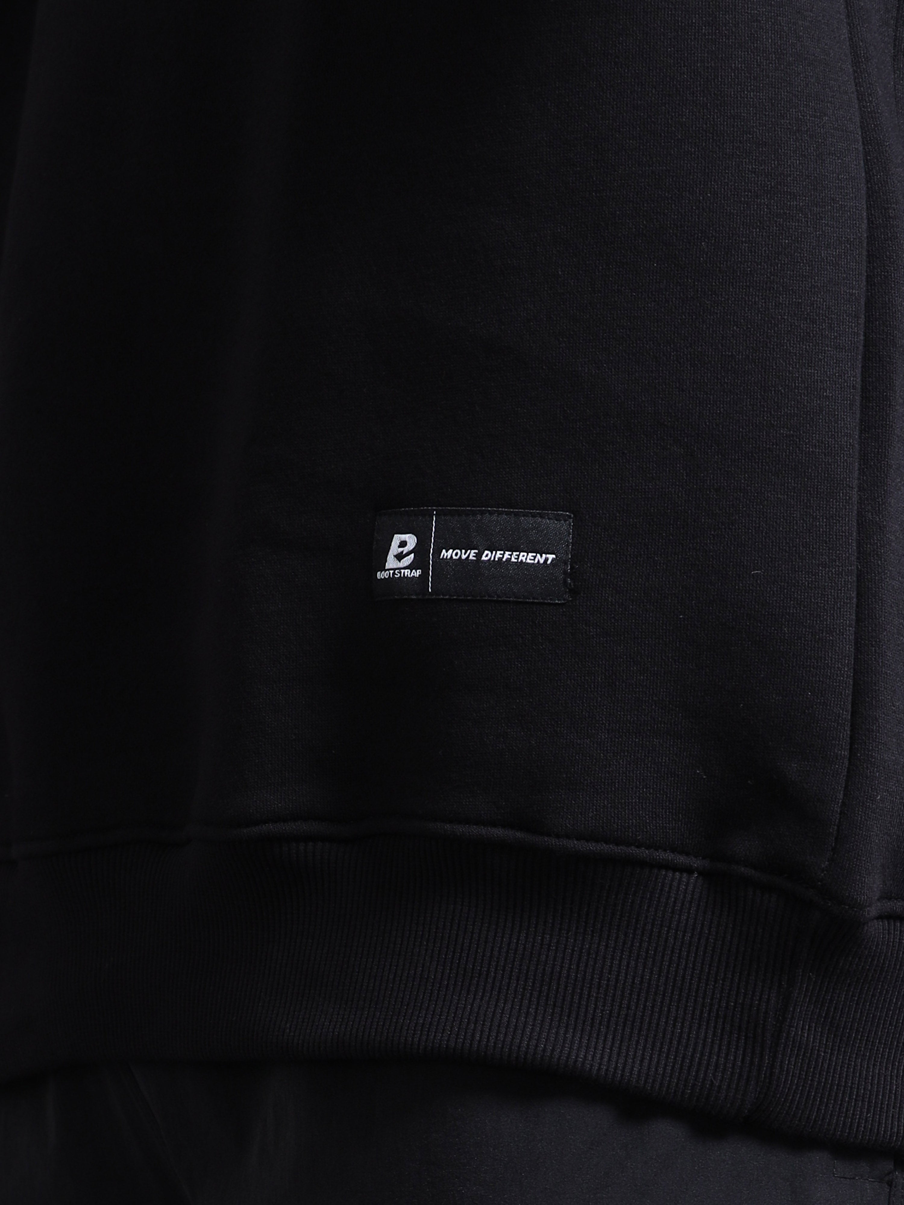 EASE ZIPPER SWEATSHIRT (BLACK)