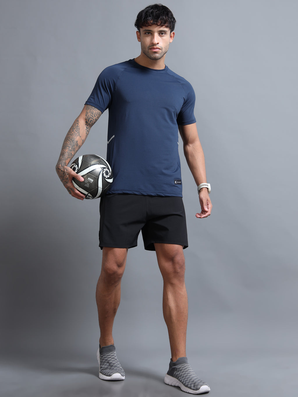 MOVE T-SHIRT (NAVY BLUE)