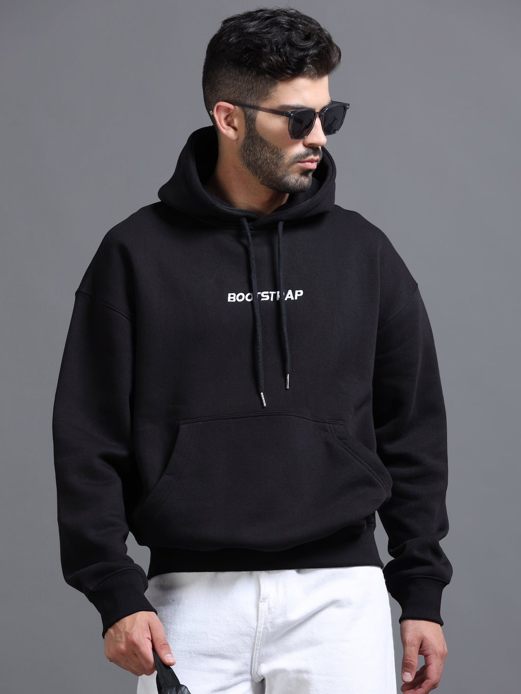 EASE OVERSIZED HOODIE (BLACK)