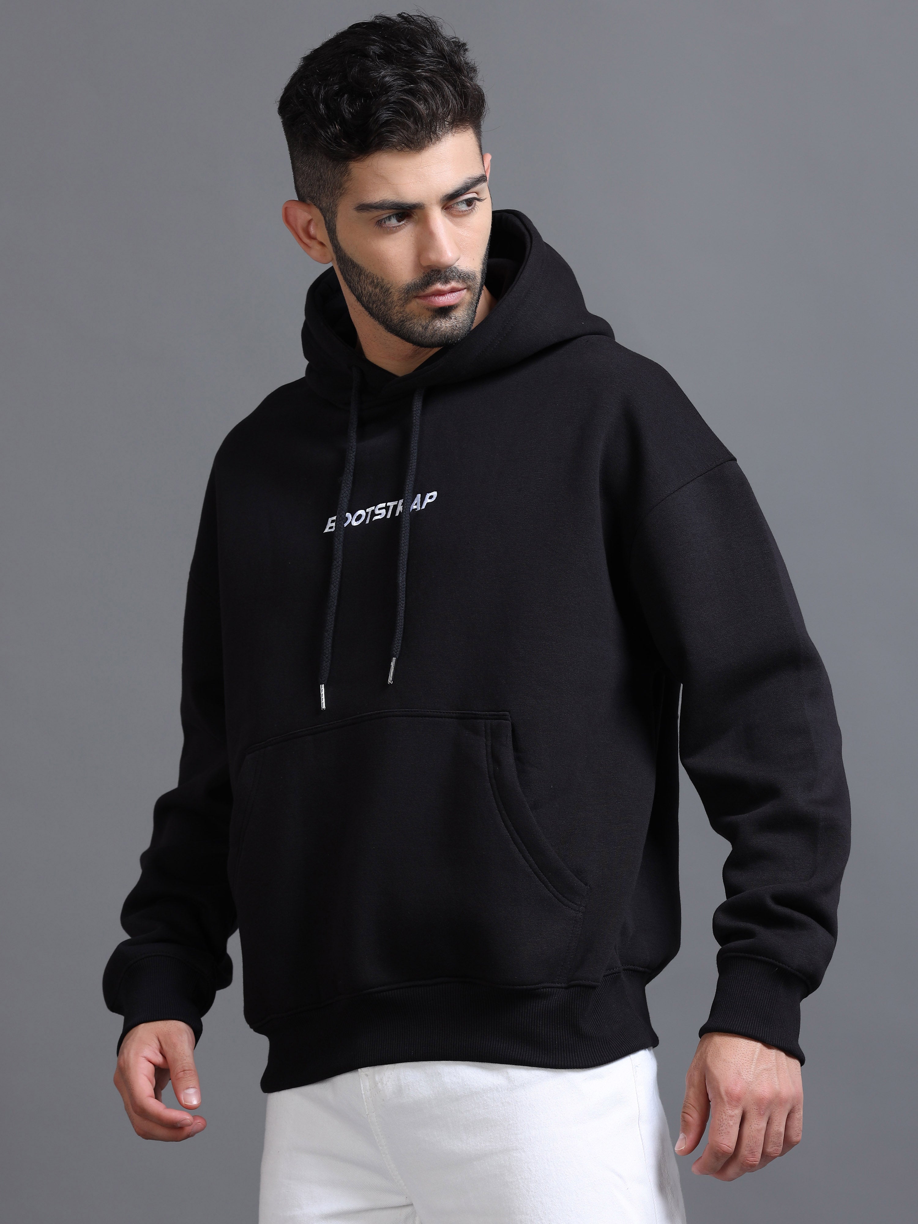 EASE OVERSIZED HOODIE (BLACK)