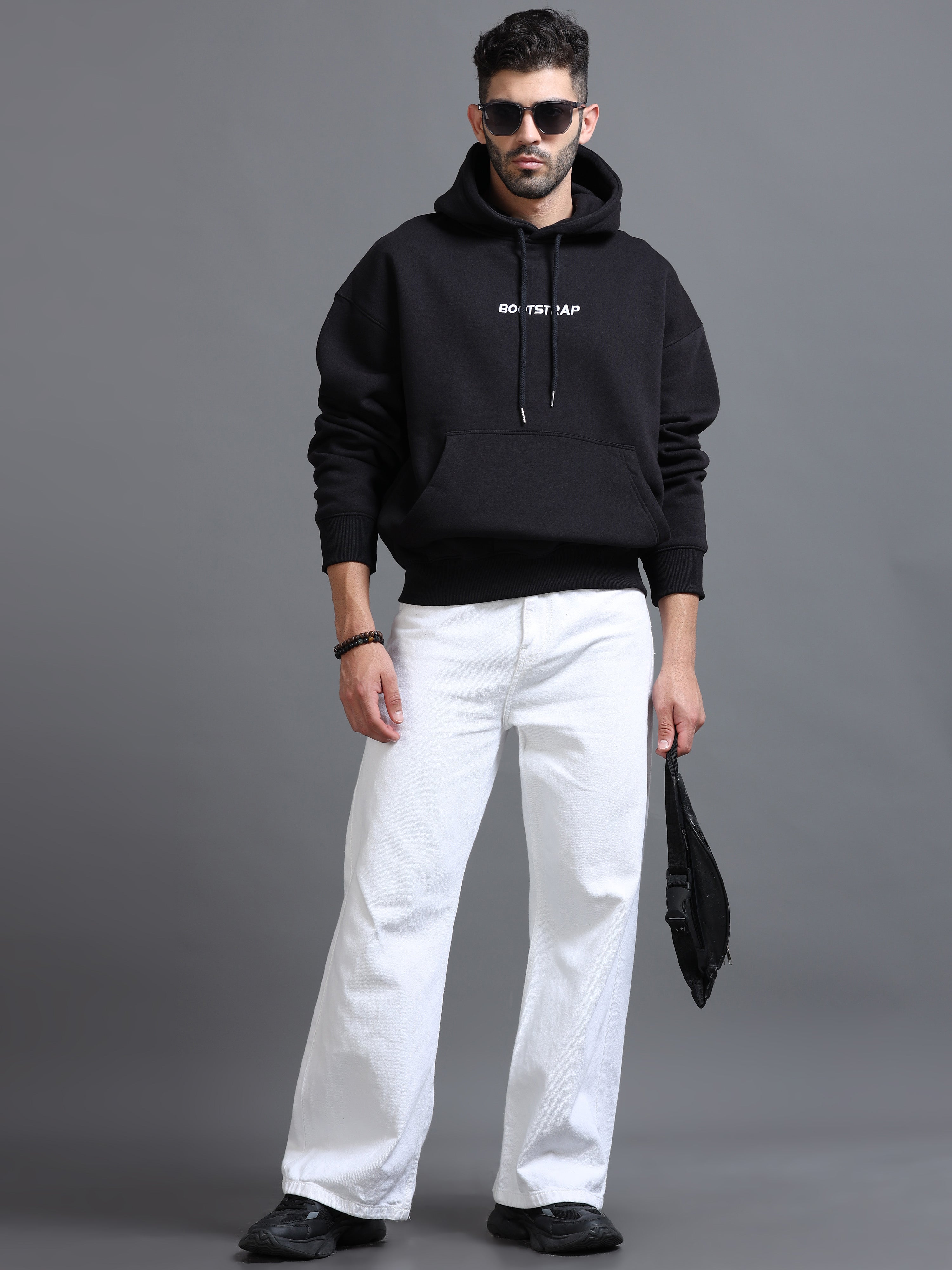 EASE OVERSIZED HOODIE (BLACK)