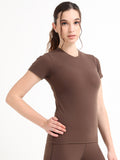 CHOCO BROWN T-SHIRT