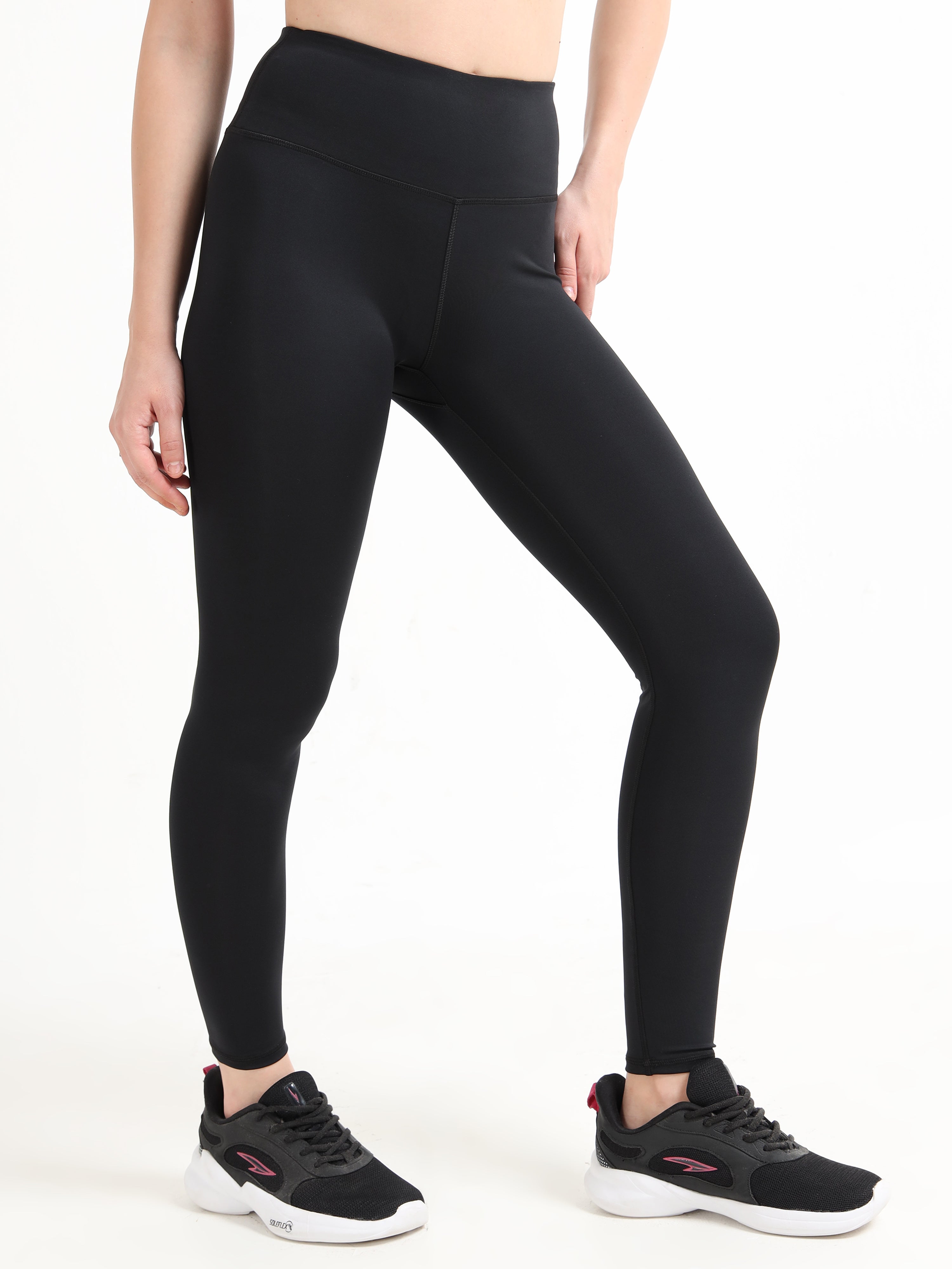 FLOW BLACK HIGH WAIST LEGGINGS