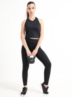 FLOW BLACK HIGH WAIST LEGGINGS