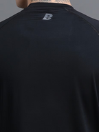 Stride T-Shirt – Black (Nylon-Spandex Blend)