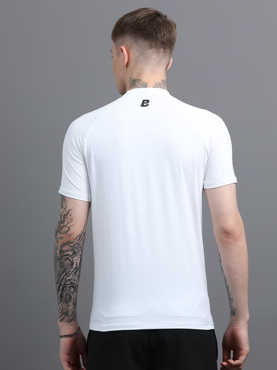 Stride T-Shirt – Black (Nylon-Spandex Blend)