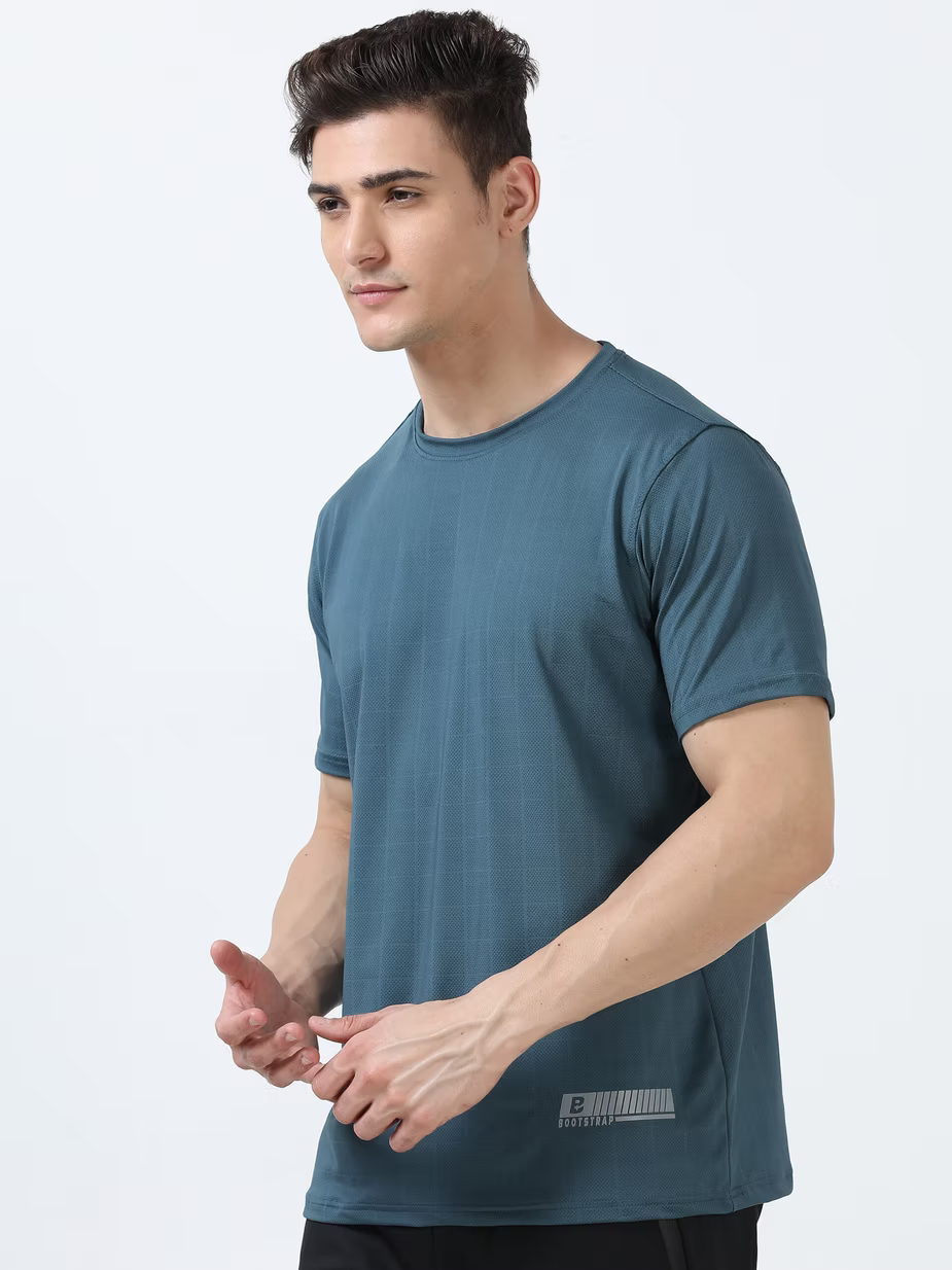 BS MANOEUVRE TEE (TEAL BLUE)