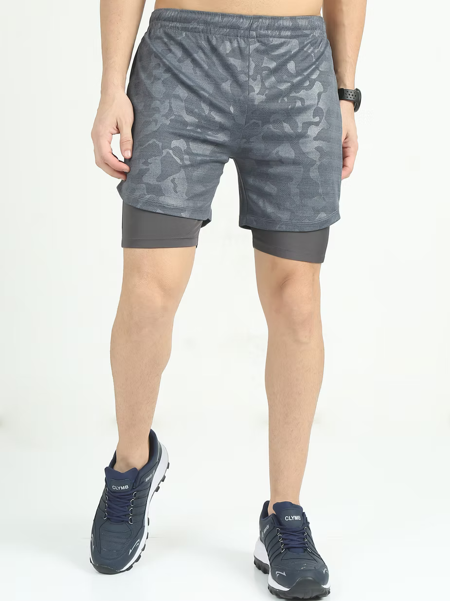 BS MOVE SHORTS (CAMO GREY)