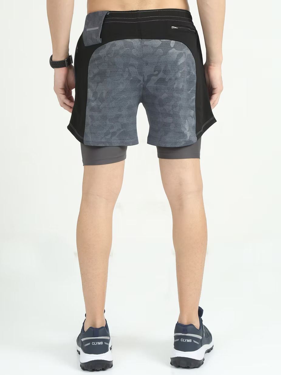 BS MOVE SHORTS (CAMO GREY)