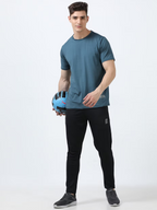 BS MANOEUVRE TEE (TEAL BLUE)