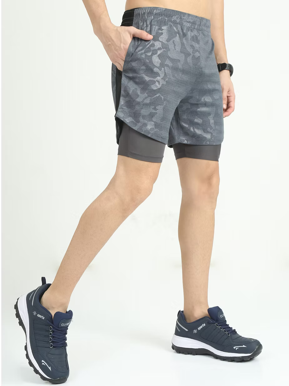 BS MOVE SHORTS (CAMO GREY)