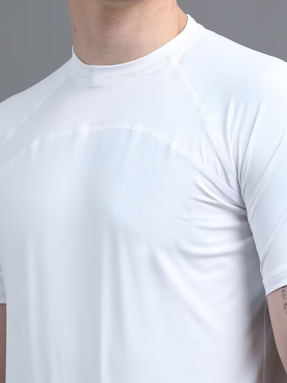 Stride T-Shirt – Black (Nylon-Spandex Blend)