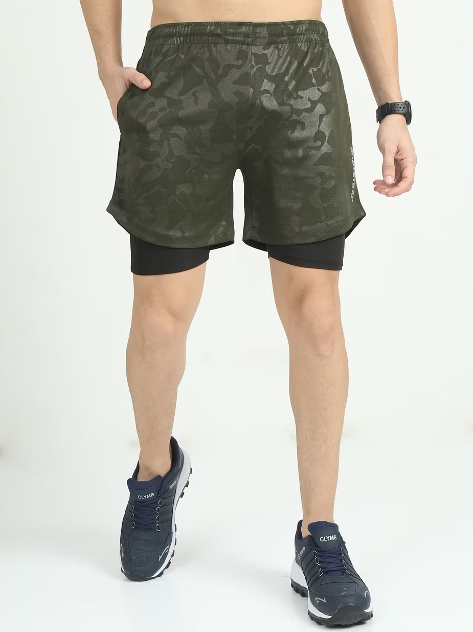 BS MOVE SHORTS (DARK GREEN)